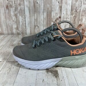 Hoka One One Mach 3 Womens 8.5 Running Shoes Lead Sea Foam 1106480 LSF